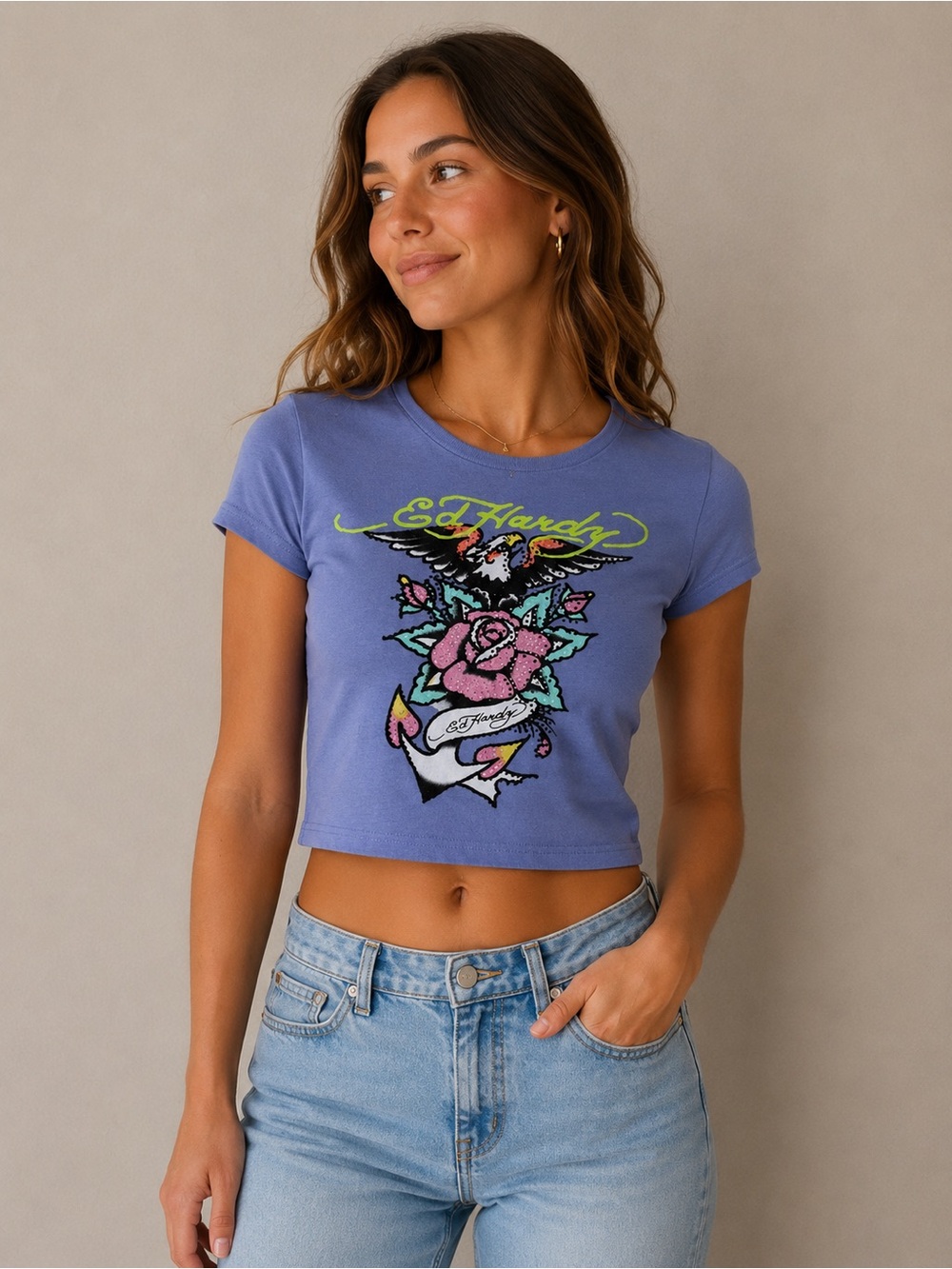 Ed Hardy Y2K Crop Top